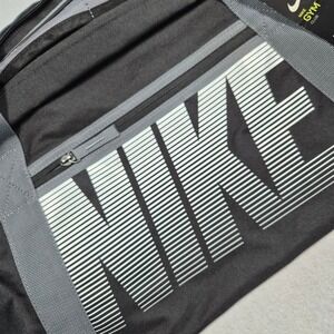 Nike Gym Club Womens Training Duffel Bag Black Grey BA5167-011 NEW